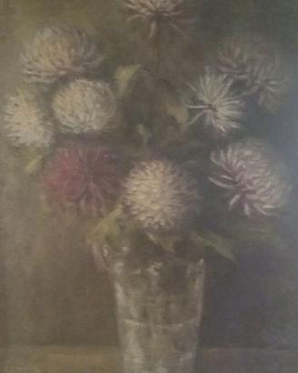 Quadro vaso di fiori del pittore Caneva