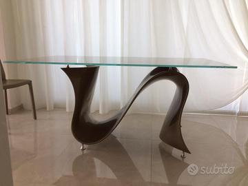 Tavolo Tonin Casa modello Wave - Colore Champagne
