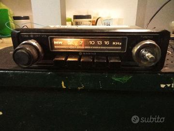 autoradio sanyo anni 70