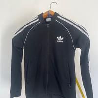 Giacca Adidas Originals Nera Bianca Trefoil XS