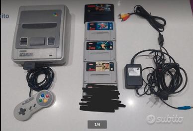 SuperNintendo snes Super Nintendo + 4 giochi