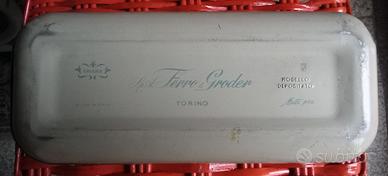 Scatola di metallo vintage Ferro Groder Torino