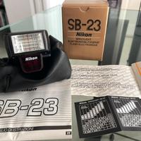 NIKON SB-23 speedlight flash NUOVO