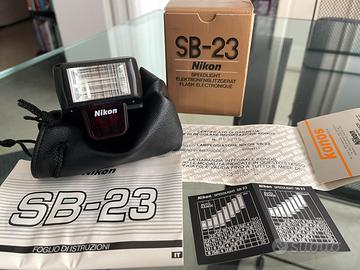 NIKON SB-23 speedlight flash NUOVO