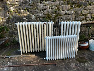 Caloriferi in ghisa con piedini