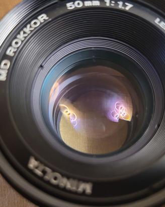 Minolta MD Rokkor 50mm f1,7con fungo