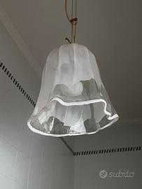 Lampadario vetro di murano