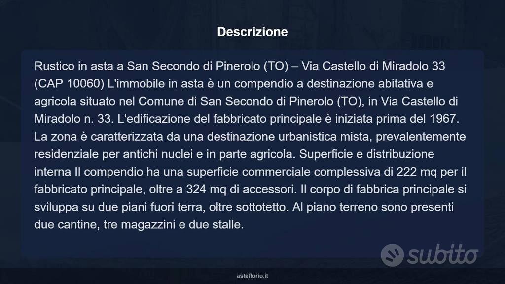 Immobile in asta di 222 m² con più di 5 locali a S - Vista 5