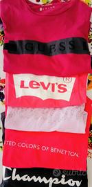 maglie mezza manica ,solo Guess di cotone lunga .