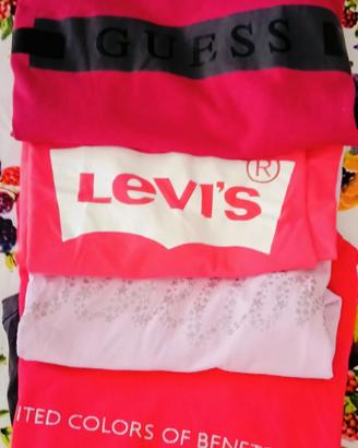 maglie mezza manica ,solo Guess di cotone lunga .