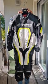 tuta in pelle moto alpinestar