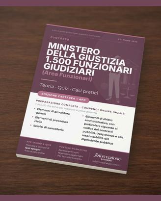 Manuale Concorso Funzionari Giudiziari Completa