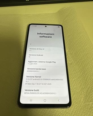 Samsung Galaxy A53 5G Android 16
