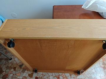 cassettoni con rotelle da mettere sotto il letto 