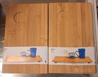 2 Taglieri in legno 40x25 cm  Nuovi