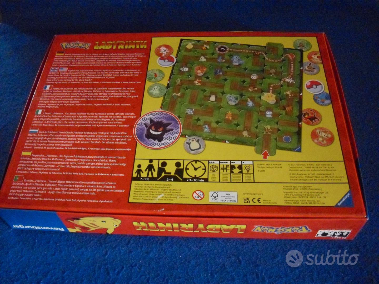 RAVENSBURGER GIOCO DA TAVOLO LABYRINTH LABIRINTO MAGICO POKEMON