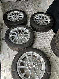 Cerchi lega e pneumatici invernali bmw da 17