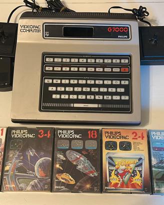 Console Philips Videopac G7000 Vintage + 5 Giochi