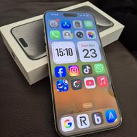 iphone 15 pro max - silver - 256gb