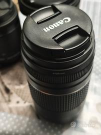 set Canon EOS 750d con obbiettivi vari