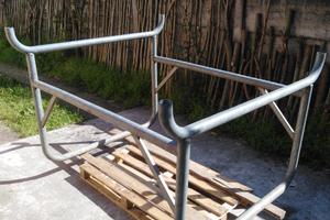 Portapali/portapannelli per cassone pic up zincato