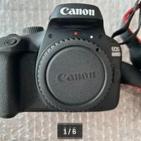 Canon EOS 4000D +obiettivo 18-55mm +accessori