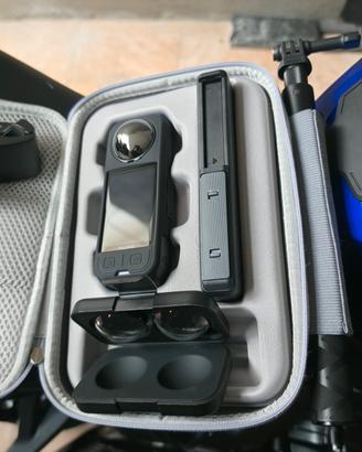 insta360 x5 moto pack microfono wifi