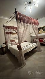 Letto a baldacchino / materasso memory