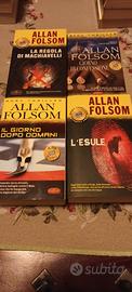 4 libri thriller di ALLAN FOLSON
