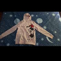 Felpa Rosa Minnie e Topolino 