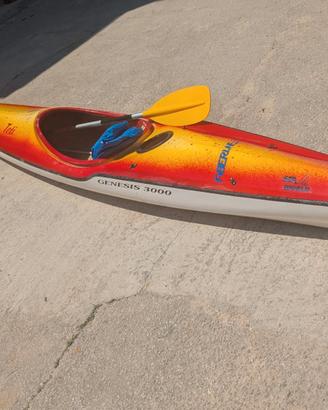 Kayak da mare Fiberline Genesis 3000 + canoa gonfi