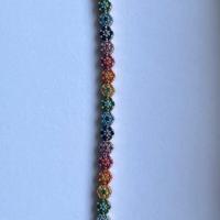 Braccialetto in argento rosato