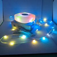 Ghirlanda 5m luci RGB ricaricabile con APP animaz