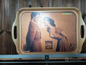 Vassoio pubblicitario vintage