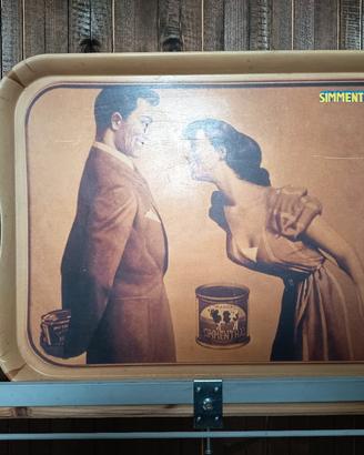 Vassoio pubblicitario vintage