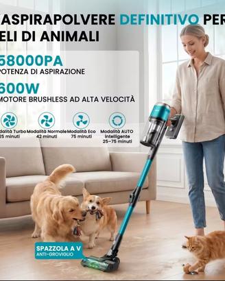 SmartAI V15 pro Aspirapolvere Senza Fili  NUOVA