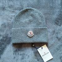 berretto moncler grigio, taglia unica
