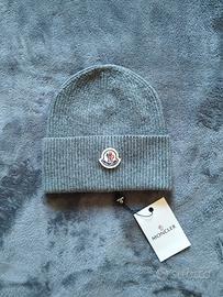 berretto moncler grigio, taglia unica