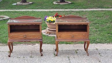 coppia Comodini vintage