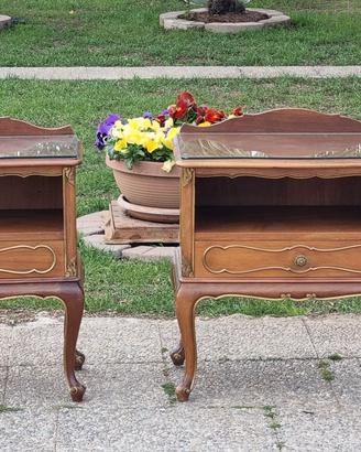 coppia Comodini vintage