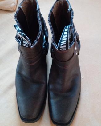 Stivale in pelle Grinders 