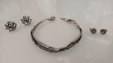  RASPINI BRACCIALE ORECCHINI  PERLAGE E CORALLO.  