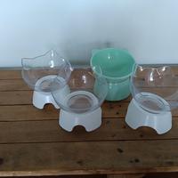 4 ciotole gatto rialzate