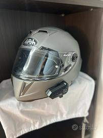 CASCO INTEGRALE AIROH GP 550S + VISIERA SPECCHIATA