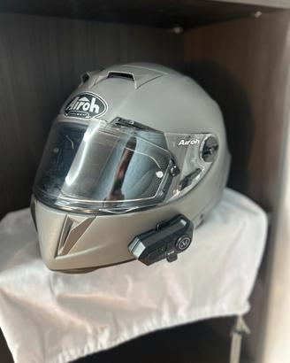 CASCO INTEGRALE AIROH GP 550S + VISIERA SPECCHIATA