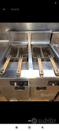 friggitrice professionale inox 