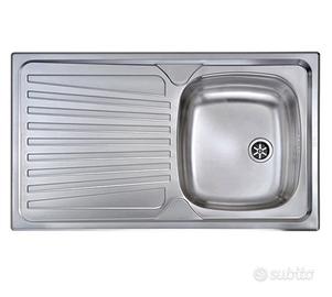 Lavello CM mondial 86 X 50 1VD acciaio nuovo