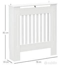 Copritermosifone bianco nuovo (Roma Pigneto)