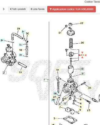 Spillo conico Yamaha RD350LC 1UA1490J0000