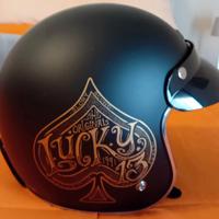 casco moto stile vintage 